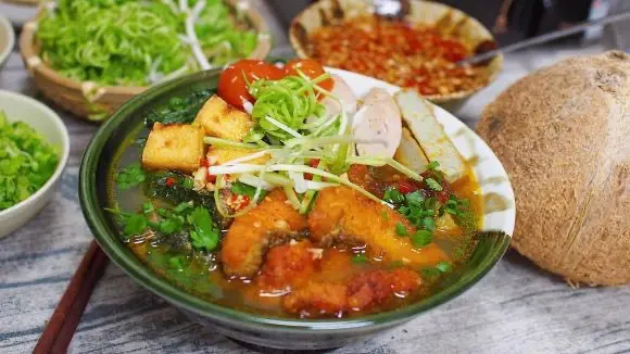 Hình ảnh Bún cá chan - chả cá