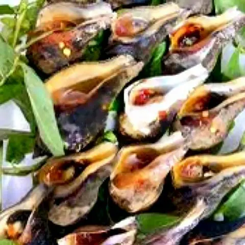 Hình ảnh Ốc búa nướng satế