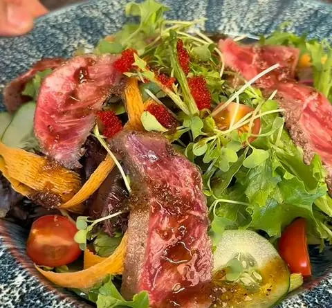 Hình ảnh Beef Salad 100grm- Xà lách bò úc áp chảo