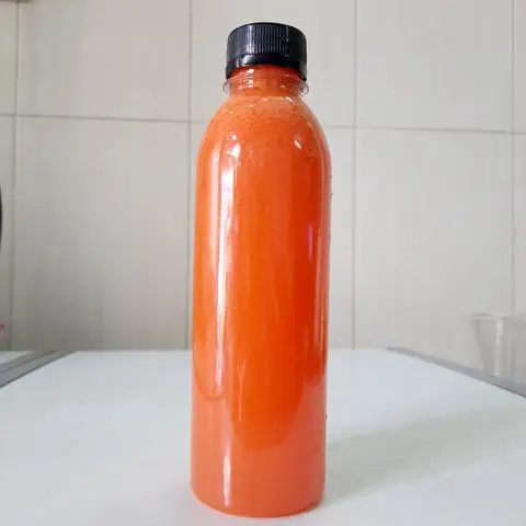 Hình ảnh Nước Ép Cam Tươi - Cà Rốt Chai Nguyên Chất/ 330ml