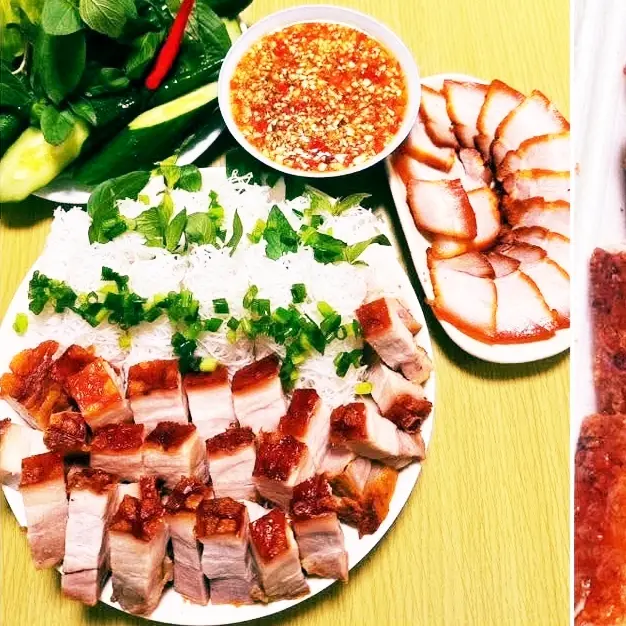 Hình ảnh Bánh hỏi heo quay 