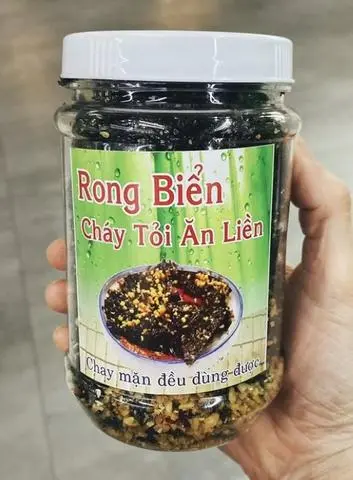 Hình ảnh Rong biển cháy tỏi 