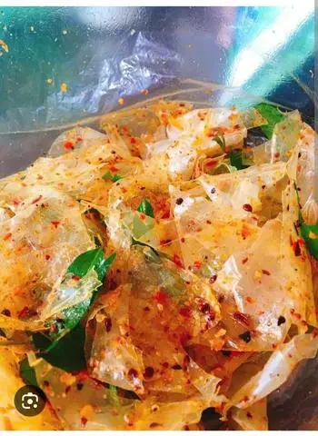 Hình ảnh bánh tráng trộn dẻo