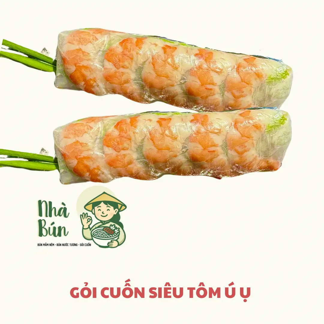 Hình ảnh Gỏi cuốn siêu tôm ú ụ