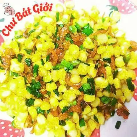 Hình ảnh Bắp Xào Tôm Khô