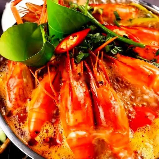 Hình ảnh Tôm càng hấp thái
