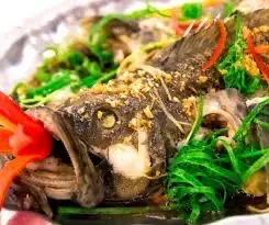 Hình ảnh Cá chẽm hấp