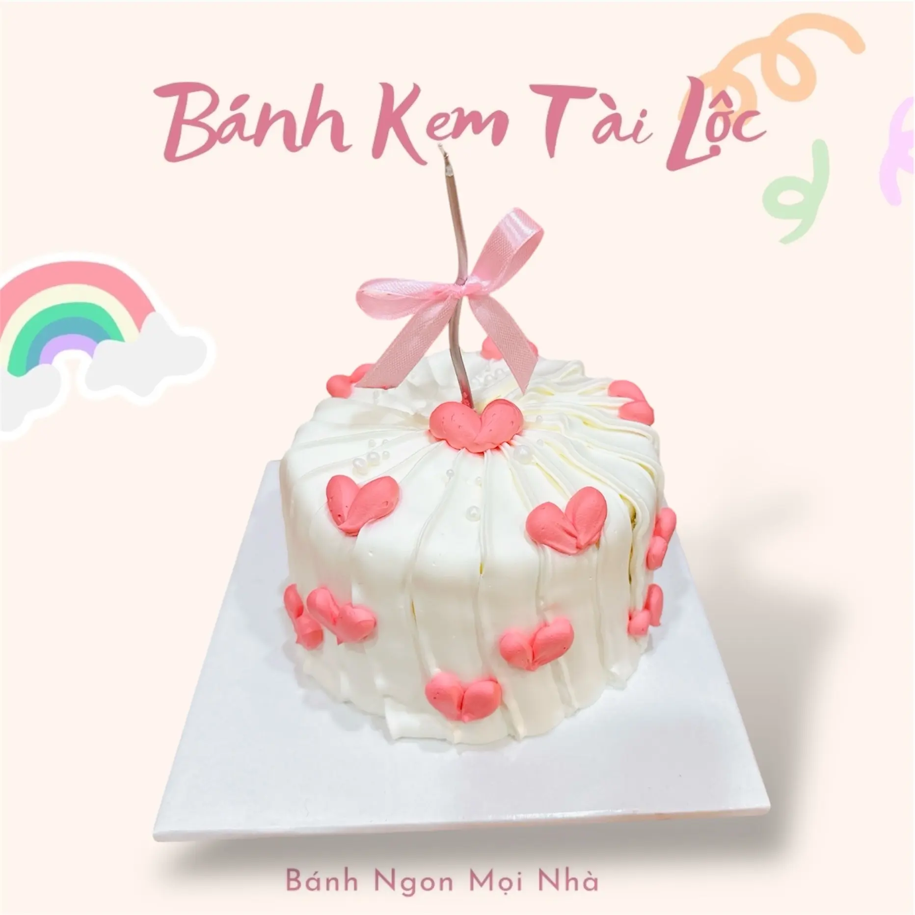 Hình ảnh BÁNH KEM TIM HỒNG 