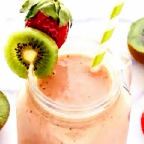 Hình ảnh Sinh Tố Mix Kiwi - Dâu