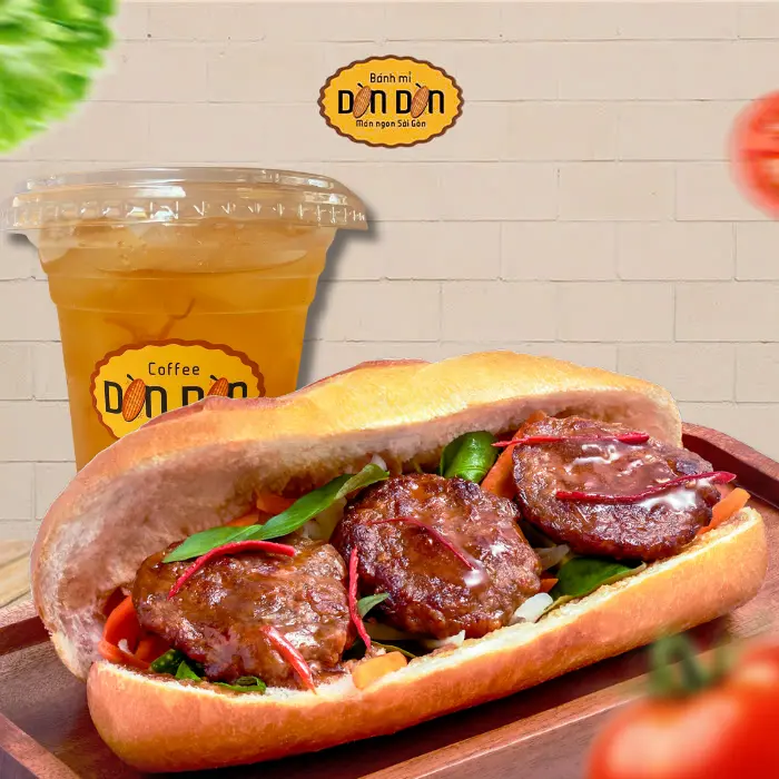 Hình ảnh COMBO SẮC VỊ ĐƯỜNG PHỐ (Bánh mì thịt nướng + Trà tắc)