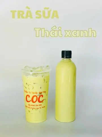 Hình ảnh trà sữa thái xanh 