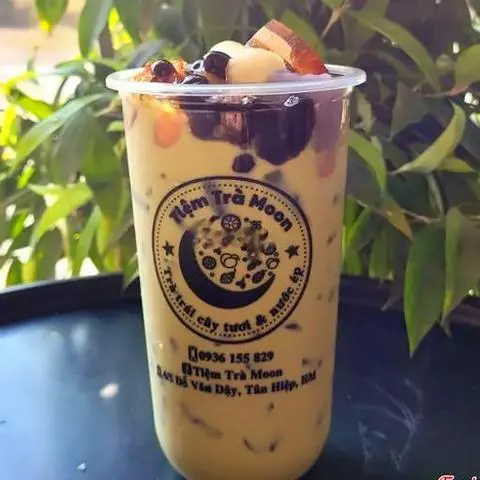 Hình ảnh Trà sữa thái xanh full topping