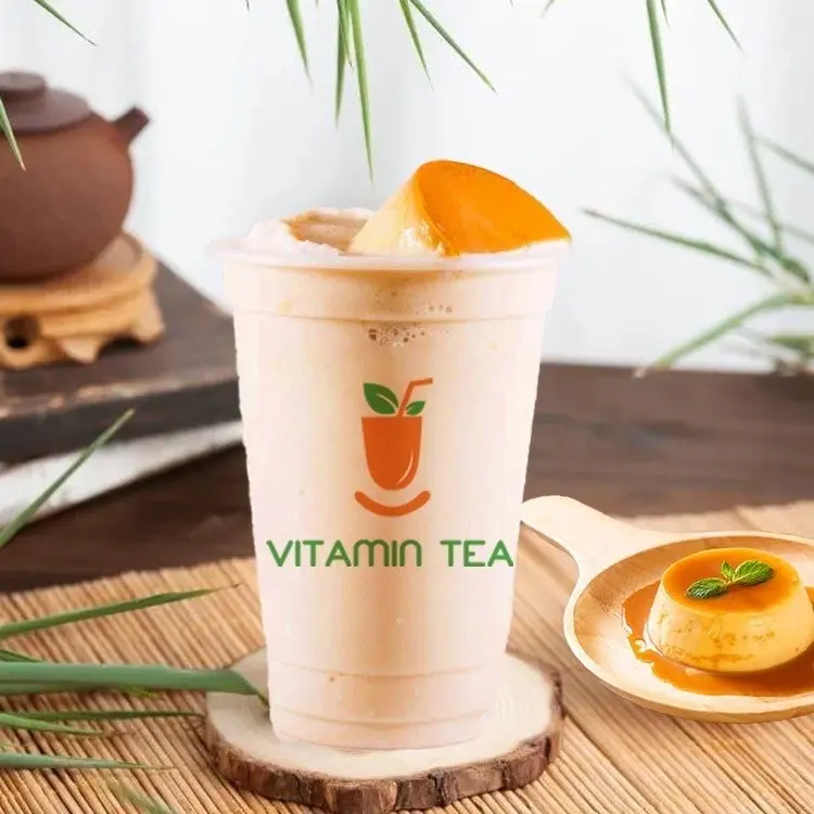 Hình ảnh Trà sữa bánh flan