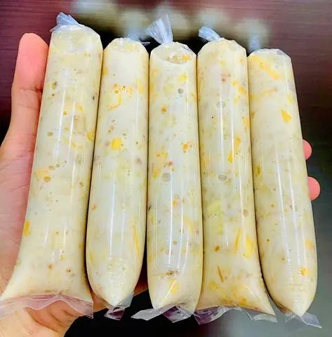 Hình ảnh Combo 10 túi kem chuối truyền thống mít siêu ngon tặng 01  (có túi giữ nhiệt)