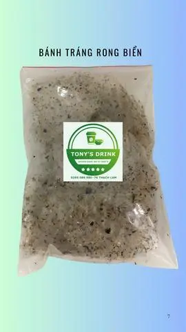 Hình ảnh Bánh Tráng Rong Biển