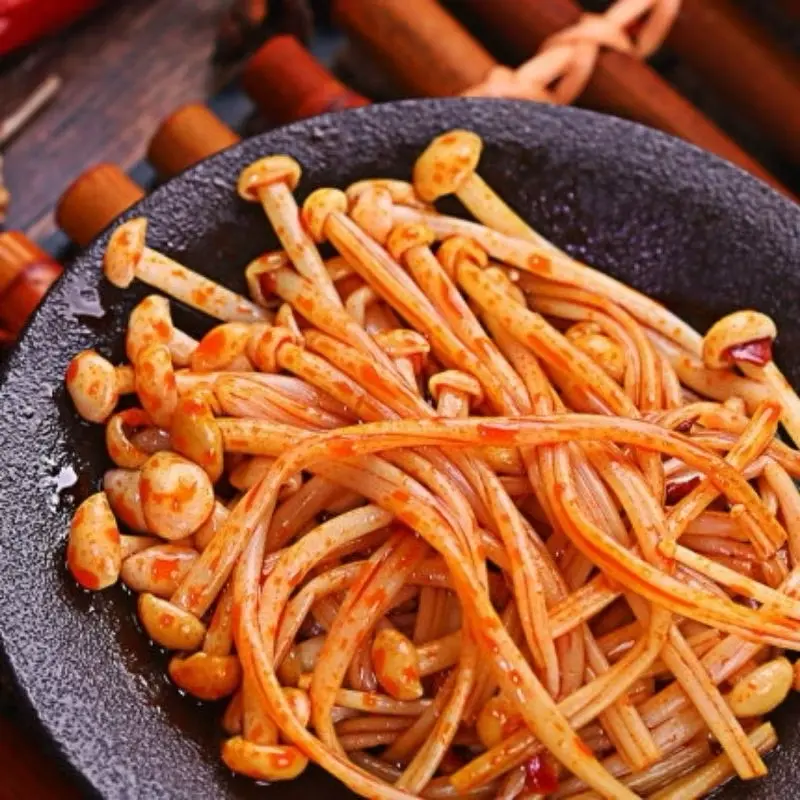 Hình ảnh Nấm kim châm trộn cay