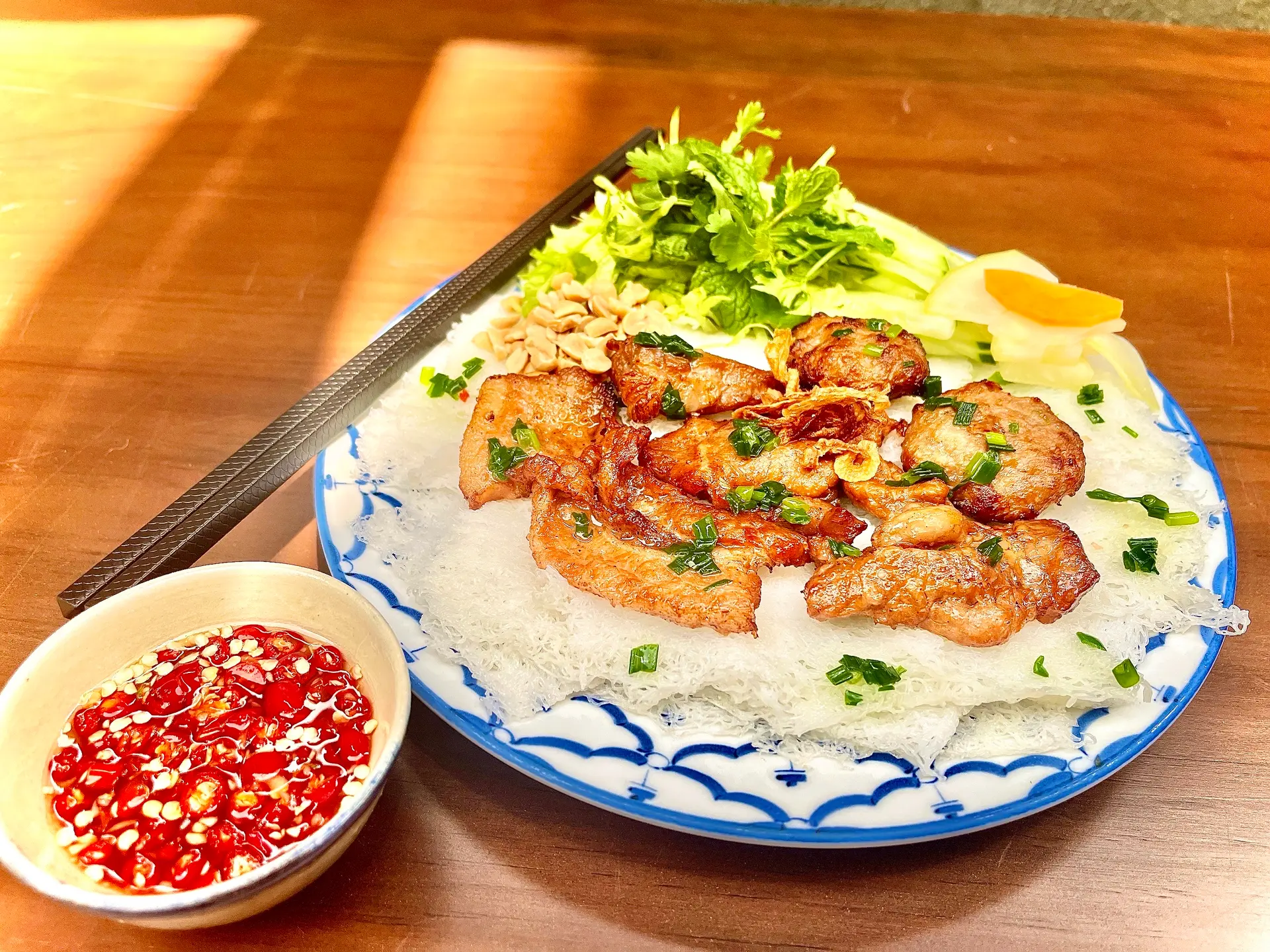 Hình ảnh Bánh Hỏi Thịt Nướng