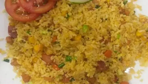 Hình ảnh Cơm chiên Dương Châu+ba rọi chiên 