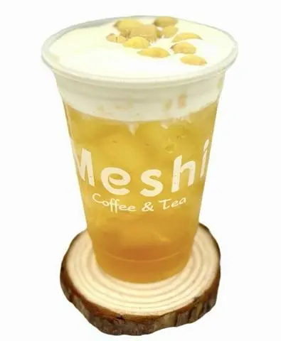 Hình ảnh Trà sen vàng macchiato