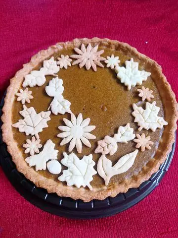 Hình ảnh Pumpkin pie nguyên ổ 