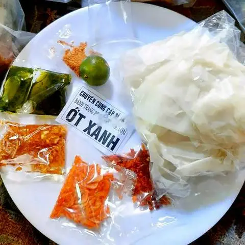Hình ảnh Bánh Tráng Sa tế ớt xanh