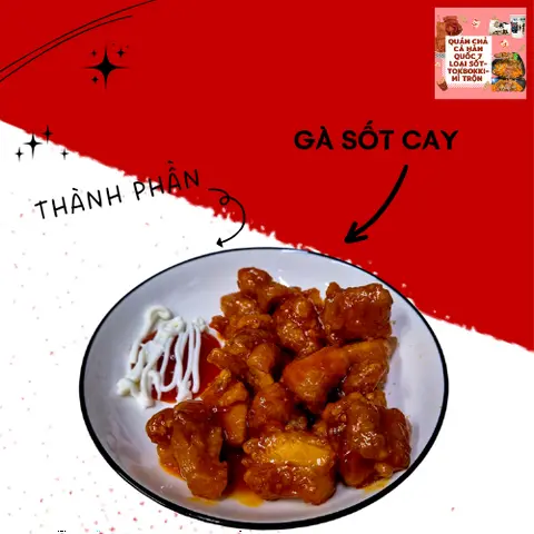 Hình ảnh Gà Karaage sốt cay hàn quốc