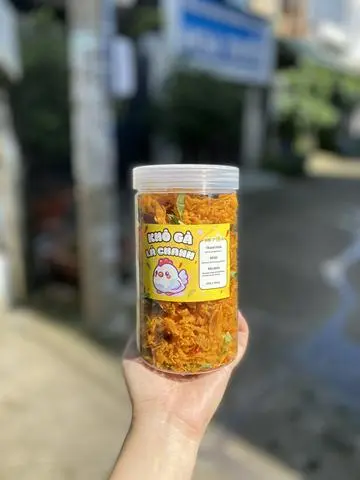 Hình ảnh Khô Gà Lá Chanh Loại 1 300g - Ăn Vặt OGI FOOD