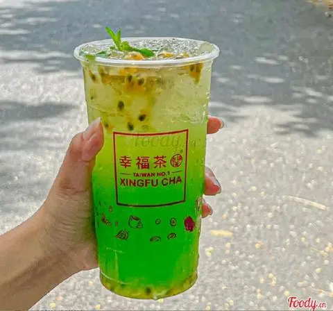 Hình ảnh Trà thanh xuân collagen thạch dừa L