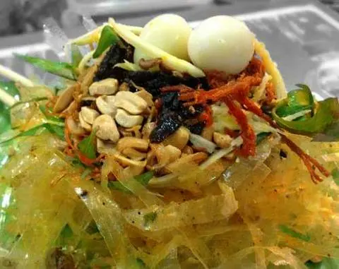 Hình ảnh bánh tráng trộn 