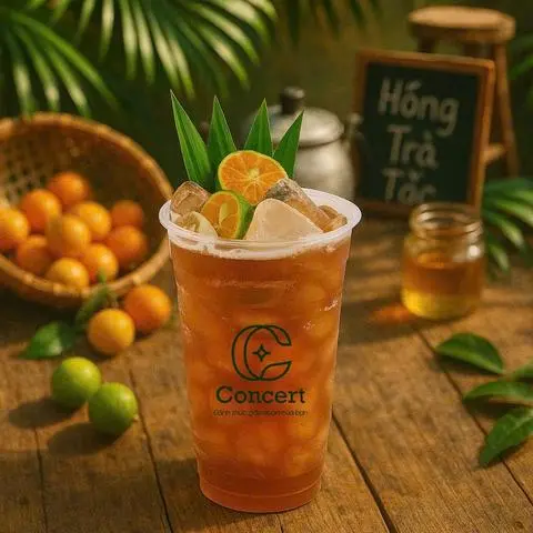 Hình ảnh Hồng trà tắc