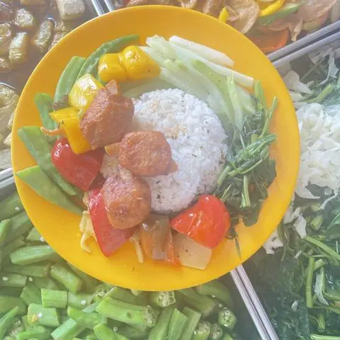 Hình ảnh Cơm sừờn dừa chay