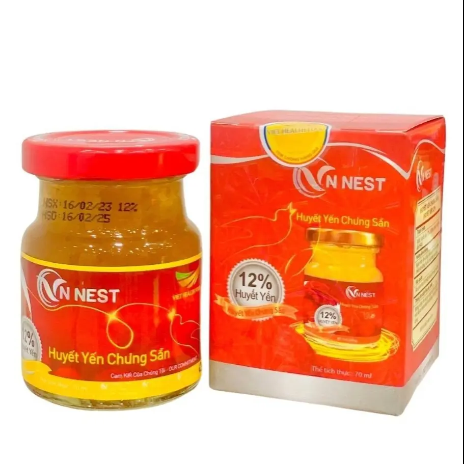 Hình ảnh Huyết Yến Chưng Sẵn 12% Yến (Lọ Lẻ)