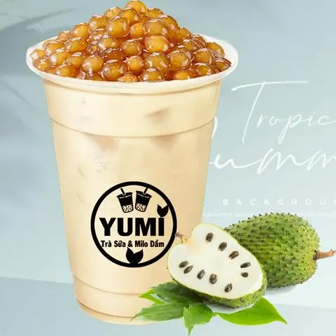 Hình ảnh Trà Sữa Mãng Cầu Tươi Dầm (Size 700ml)