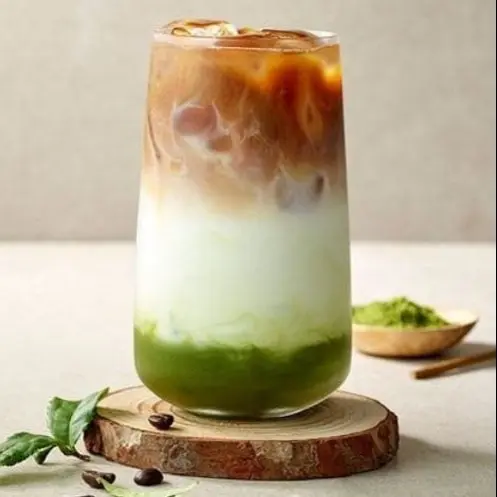 Hình ảnh Matcha Cafe latte - size L = 700ml 