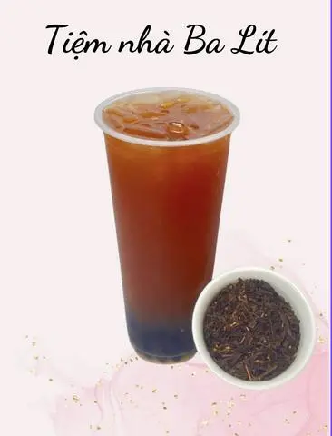 Hình ảnh Hồng trà trân châu 700ml