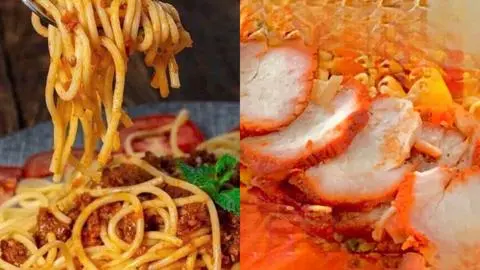 Hình ảnh mì ý xá xíu 