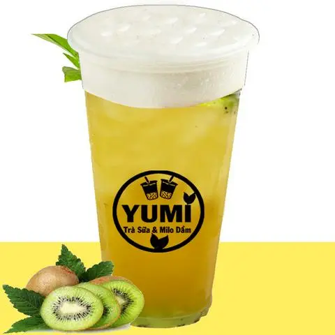 Hình ảnh Trà Sữa Kiwi Tươi Dầm Kem Cheese (Size 700ml)