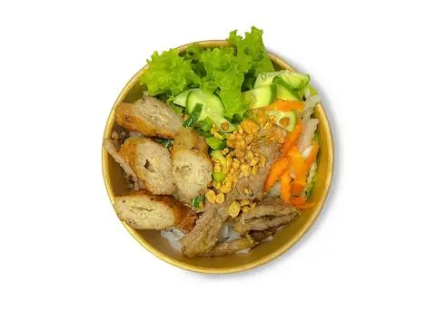 Hình ảnh Bún Thịt Nướng + Nem Nướng