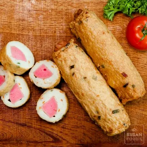 Hình ảnh 2 chả cá cuộn hải sản 