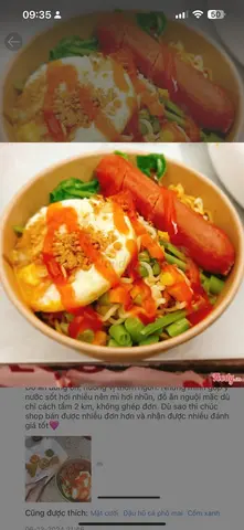 Hình ảnh Mì indo xúc xích - ốp la béo ngậy