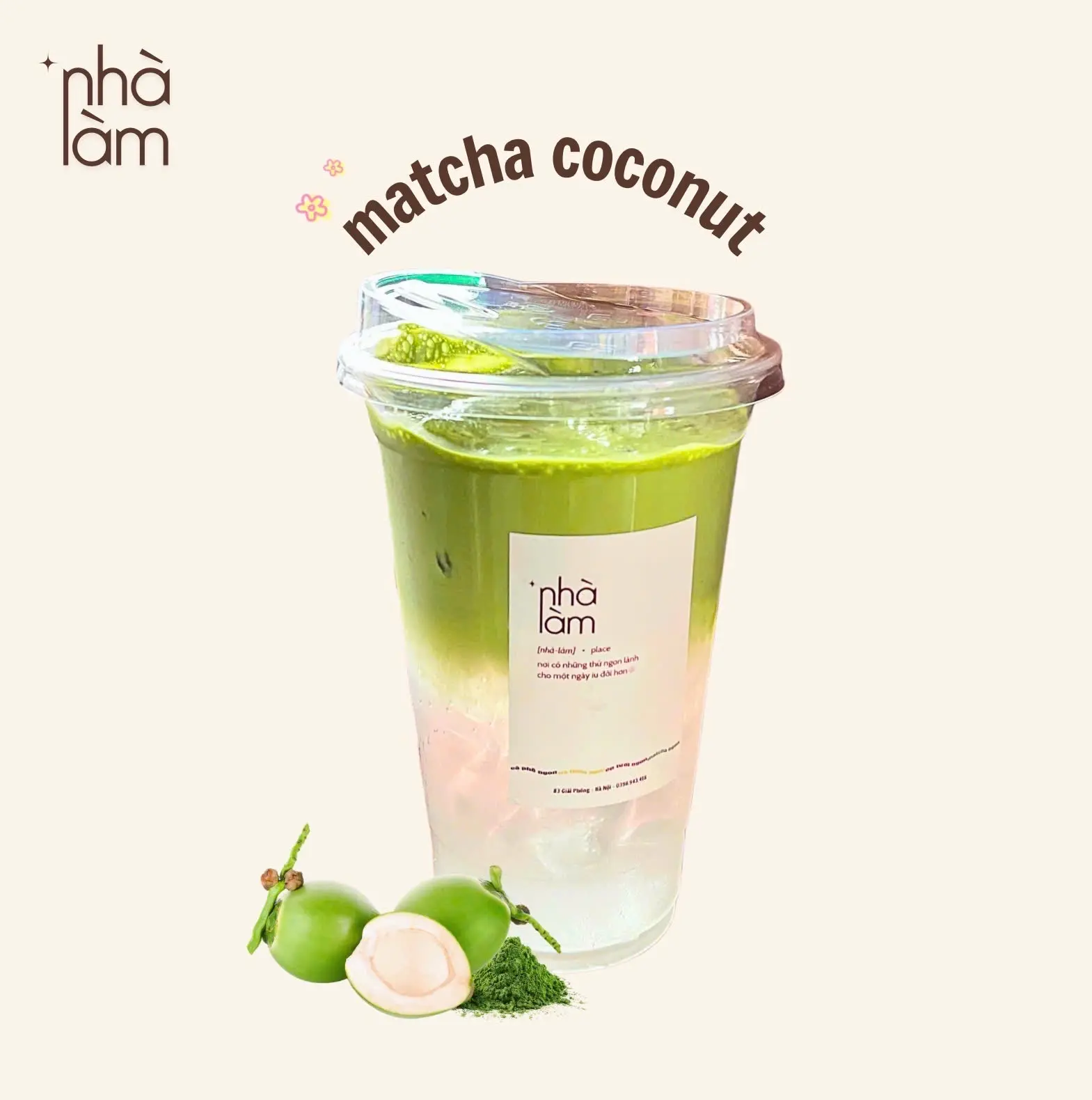 Hình ảnh Matcha coconut