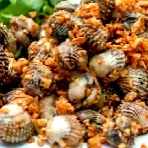 Hình ảnh Sò huyết xào bơ tỏi