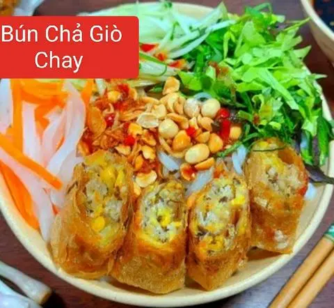 Hình ảnh Bún Chả Giò Chay 