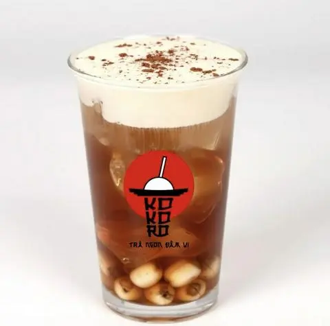 Hình ảnh Trà Sen Vàng Machiato 
