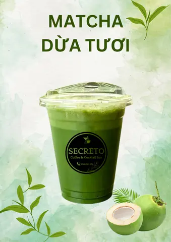 Hình ảnh Matcha dừa tươi 