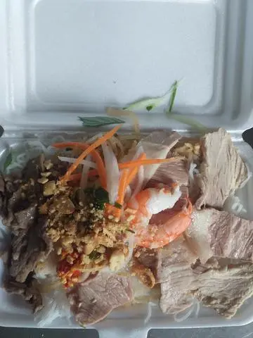Hình ảnh combo bún mắm nêm +nước tắc chua ngọt