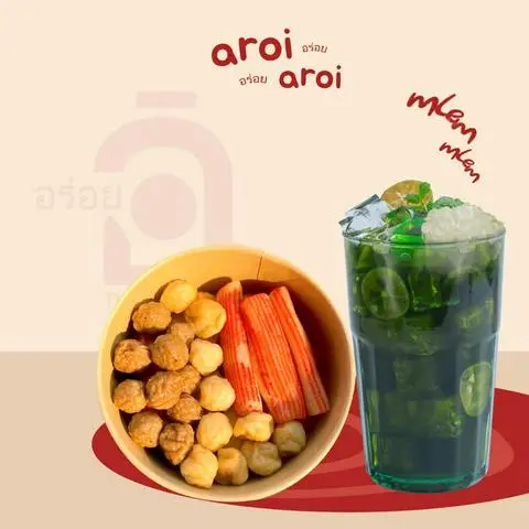 Hình ảnh combo 1 phần cá viên dui dẻ + 1 ly nước