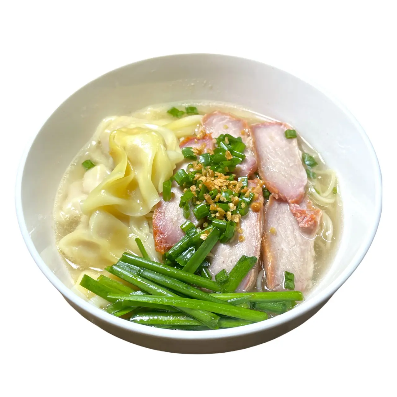 Hình ảnh Mì hoành thánh xá xíu (Khô)