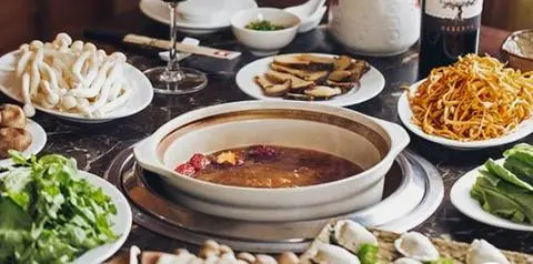 Hình ảnh lẩu đông trùng hạ thảo cordyceps hotpot