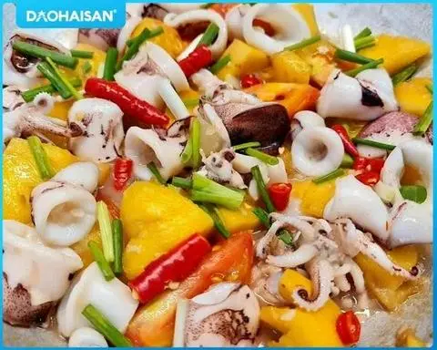 Hình ảnh Mực Xào Cần Tỏi .. 037318- 9368